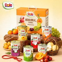 DOLE都乐黄桃橘子杨梅枇杷荔枝葡萄水果罐头礼盒装过年年货节