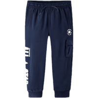 Converse 匡威童装男女童运动长裤秋儿童休闲裤子中大童儿童卫裤 藏青蓝 110 /53 【身高104-110cm】