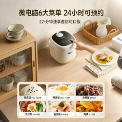 小熊 智能多功能 迷你电饭煲 氟钛陶胆1.6l