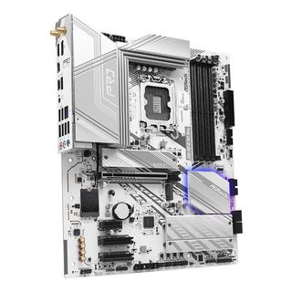 华擎 Z890 Pro RS White WIFI6E 主板 Intel U7 265K CPU套装