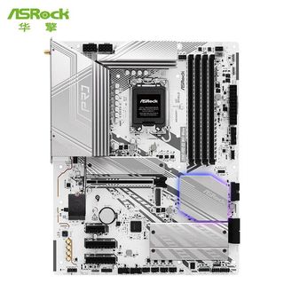 华擎 Z890 Pro RS White WIFI6E 主板 Intel U7 265K CPU套装