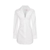 alexanderwang ALEXANDER WANG 女士收极简纯色收腰百搭短款连衣裙