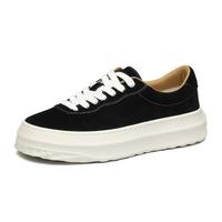 博斯绅威 BOSSSUNWEN 休闲鞋时尚板鞋厚底舒适百搭男士真皮复古休闲鞋男鞋