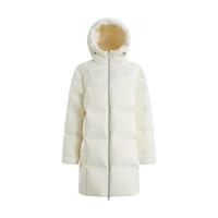 冰洁 BINJORA冰洁95绒长款羽绒服女款泡芙羽绒外套防风耐磨半高领连帽