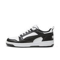 PUMA Rebound V6 板鞋 小白鞋 防滑耐磨 舒适透气 熊猫/黑色/白色 39