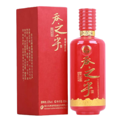 舍得 吞之乎 红瓷描金酱香型白酒