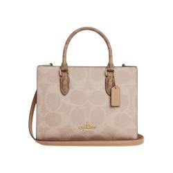 COACH 女士单肩手提包 CY676 IMXI9 卡其拼色老花