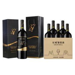 长城葡萄酒 北纬37特级精选赤霞珠干红葡萄酒