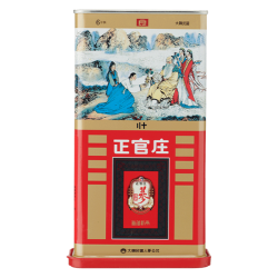 正官庄 原装进口高丽参 [良] 6年根20支150g 约7根参 中秋节送礼