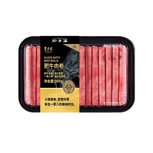 东来顺 原切肥牛肉卷900g