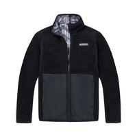 Columbia 【两面穿】秋冬户外男童仿羊羔绒拼接保暖防风儿童抓绒外套