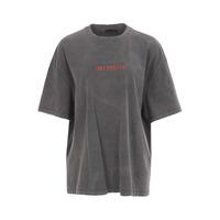 ZARA 【100%棉】女式潮酷帅气时尚后背印花圆领短袖T恤