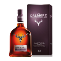 大摩（DALMORE）苏格兰单一麦芽威士忌洋酒高地区12年雪莉桶 跨境直采 原瓶 大摩波特桶700ml
