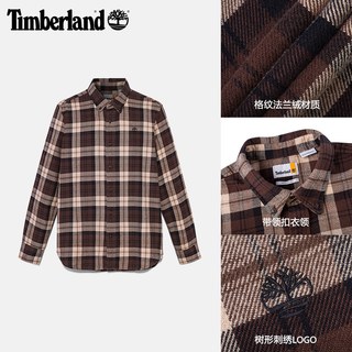 Timberland添柏岚男装长袖法兰绒衬衫户外休闲舒适|A6N1F