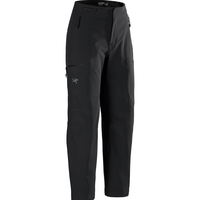 ARC'TERYX始祖鸟 GAMMA MX PANT STRAIGHT LEG 防风 黑色 女子软壳长裤