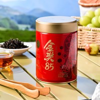 川红 金85五星脸谱茶叶浓香型罐装 125g