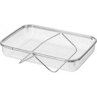 霜山304不锈钢沥水篮可伸缩厨房水槽池洗菜篮家用洗水果篮沥水架 大号-伸缩长36~54宽24.5高8cm
