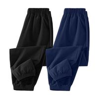 真维斯童装女童运动裤夏款儿童夏季薄款速干防蚊裤女大童冰丝裤子 【两件装更优惠】黑/J纯色-藏蓝/J纯色