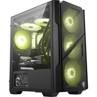  MSI/微星 支持M-ATX主板 游戏电脑台式机箱 M-ATX主板 240水冷位 玻璃侧透 7风扇位  【M-ATX机箱】战斧M110L