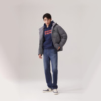 Levi's 冬暖系列男士541宽松锥型美式复古街头牛仔裤 中蓝色