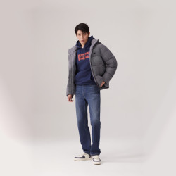 Levi's 冬暖系列男士541宽松锥型美式复古街头牛仔裤 中蓝色