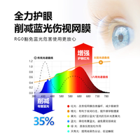 八特 法式中古风胡桃木色 96W智能光色 客厅灯+风扇灯套装