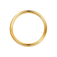 飞禧黄金手镯按克 足金999.9光面素圈金手镯女 三金 32.1克 圈号备注【足金999.9】