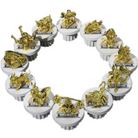 万代（BANDAI） BOX 圣斗士星矢 盲盒模型玩具 8cm 黄金圣衣20th（全12款）