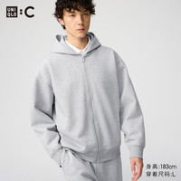 UNIQLO/优衣库 宽松连帽 女士运动开衫