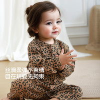 Kordear 考拉蒂尔豹纹连体衣婴儿哈衣爬服