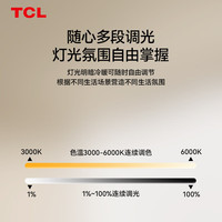 TCL 三防 LED吸顶灯 自然光(3300K-5000K) 20㎡以下