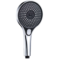 科固（KEGOO）淋浴花洒喷头单头增压大面板三出水 浴室洗澡通用手持莲蓬头K4101