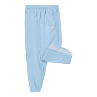 鸿星尔克童装儿童裤子女童梭织长裤25年夏季舒适运动长裤 羽光蓝 140