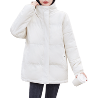 真维斯 【保暖棉服】宽松显瘦加绒外套女棉服女装冬季热销长袖保暖外套女