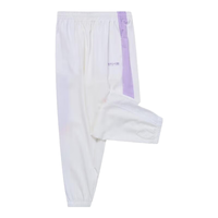 鸿星尔克童装儿童裤子女童梭织长裤25年夏季舒适运动长裤 正白 170