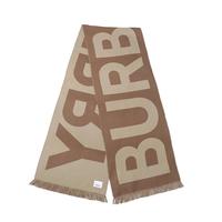 BURBERRY 【秋冬】100%羊毛经典logo双面色围巾7天无忧退换