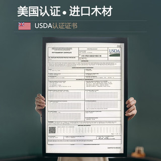赛妃娜全实木床原木风白蜡木齐边1.35米高脚薄床头卧室小户型1米5双人床 白蜡木床【榉木床板】+22cm床垫 1.8*1.9米