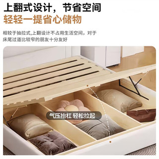 新府巧匠 轻奢皮床 大象耳朵造型 1.8*2米 单床