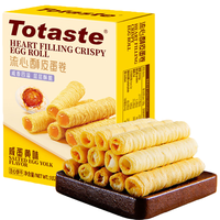 Totaste土斯咸蛋黄流心鸡蛋卷102g儿童休闲小零食年货