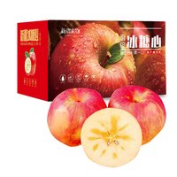 果益寿 新疆冰糖心苹果 带箱10斤 精选单果80-90mm 净重8.5斤
