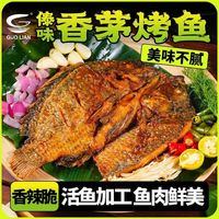 国联傣味烤鱼400g/袋早餐半成品预制菜海鲜云南风味罗非鱼礼盒