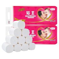 猫王卫生纸无芯卷纸纸巾 5层 150g/卷*12卷 绵柔1800克12卷 MR06