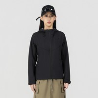 SCALER思凯乐 升级防风系统 女款曜石黑 L 软壳衣