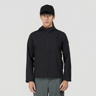 SCALER思凯乐户外软壳衣男女25新防风冲锋衣内胆登山服外套 【男款】曜石黑 升级防风系统
