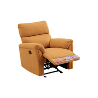芝华仕 头等舱时尚智能椅布艺单人沙发客厅家具懒人摇摇椅芝华士 猫抓绒-姜饼棕-手动躺摇-单人位