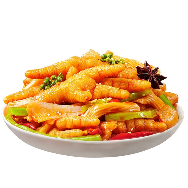 椒麻大杂烩贡菜现做酸辣无骨鸡爪休闲解馋小吃零食脆卤大杂烩
