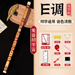 美音专业笛子初学者竹笛乐器精制入门e横笛演奏级g调f儿童c