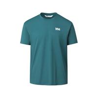 HELLY HANSEN/HH 25夏新款休闲防晒速干弹力图案印花短袖T恤 翠绿色