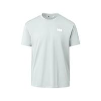 哈雷汉森HELLY HANSEN/HH 25夏新款休闲防晒速干弹力图案印花短袖T恤 灰色 XL