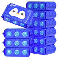 德佑企鹅湿厕纸小包便携装20抽*10包  厕纸湿巾洁厕如厕湿纸巾